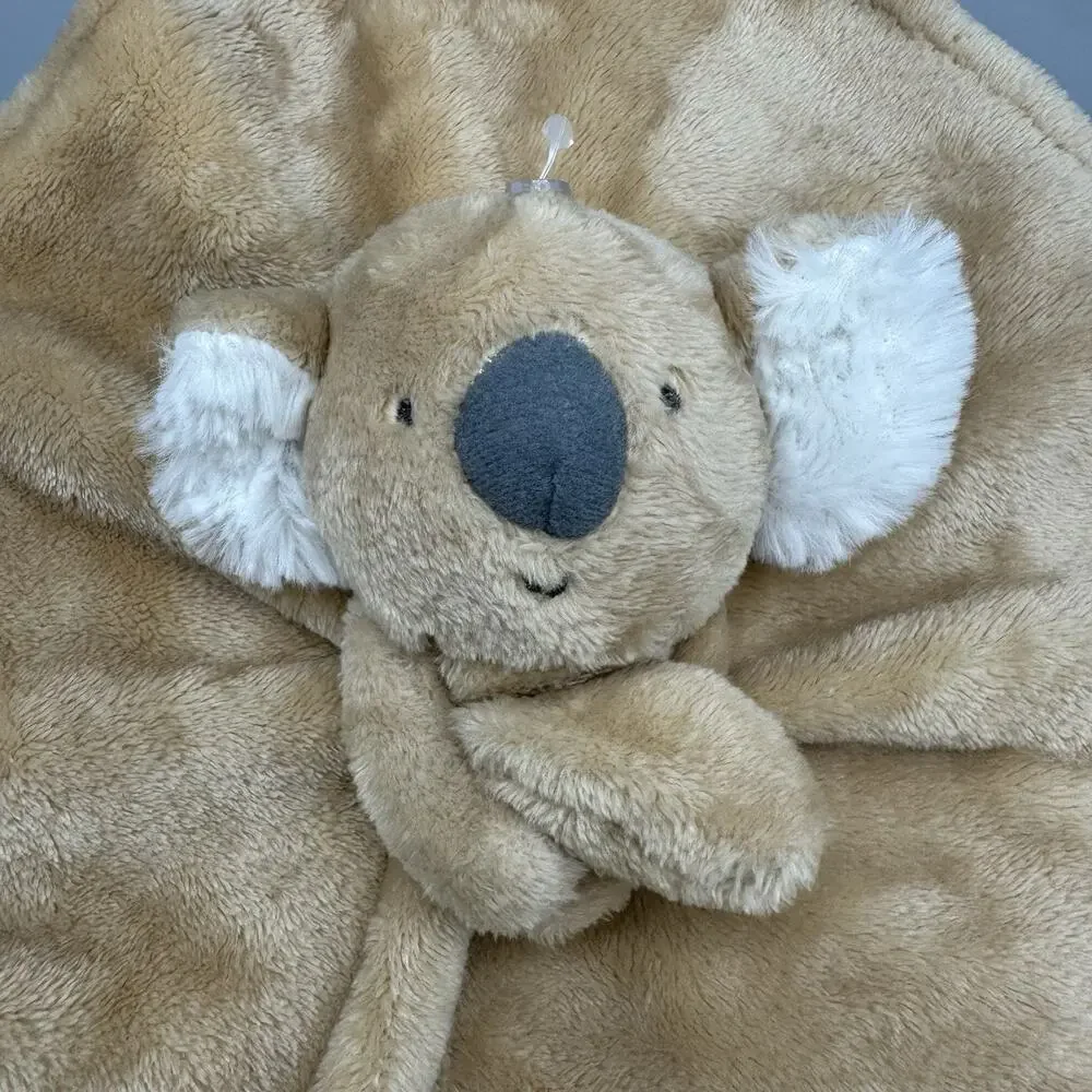 Carters Child of Mine KOALA Baby Lovey Security Blanket Tan Brown 13